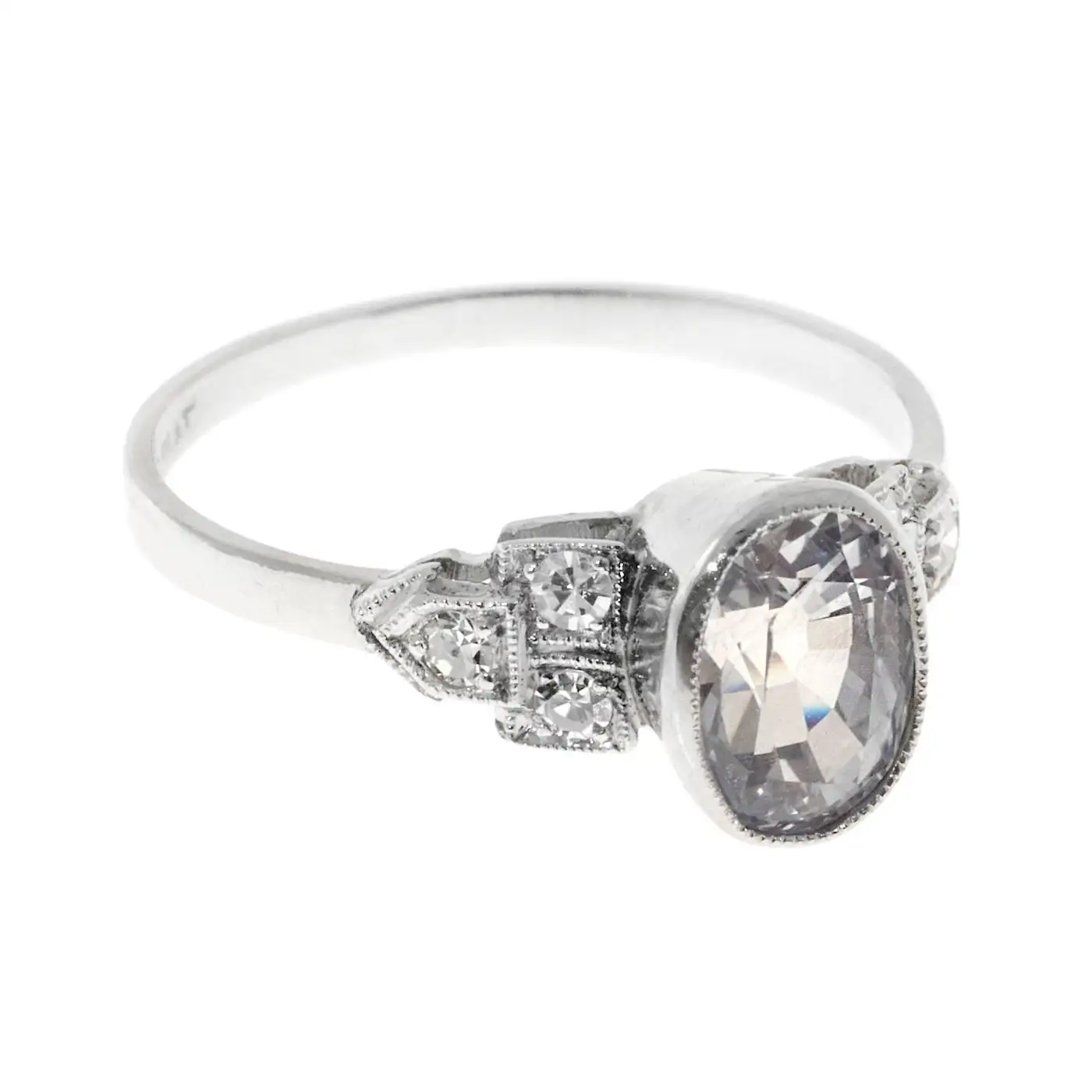 Art-Deco-Oval-2.06-Carat-Sapphire-Diamond-Platinum-Engagement-Ring-6.webp