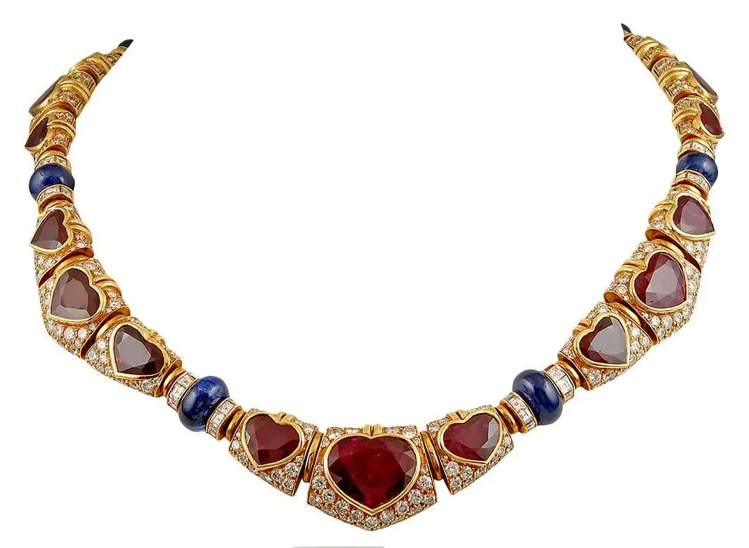 Bulgari-Heart-Shaped-Ruby-Diamond-Sapphire-Yellow-Gold-Necklace-Set-4.webp