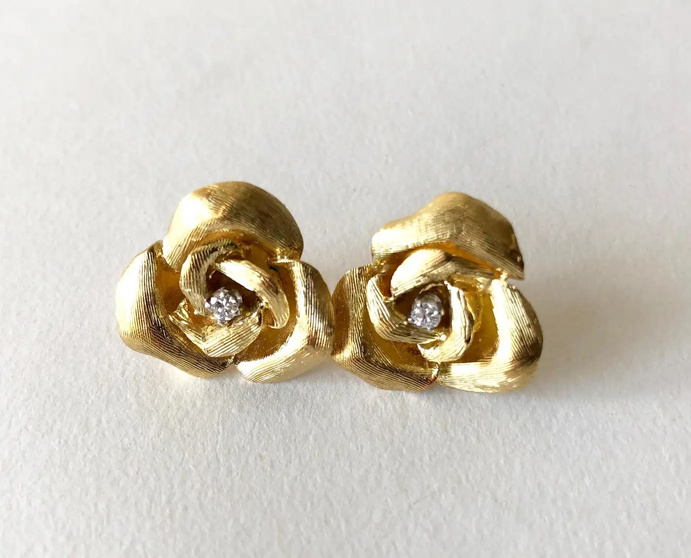 Cartier-France-18K-Gold-Diamond-Rose-Flowering-Brooch-and-Earrings-Set-9.webp