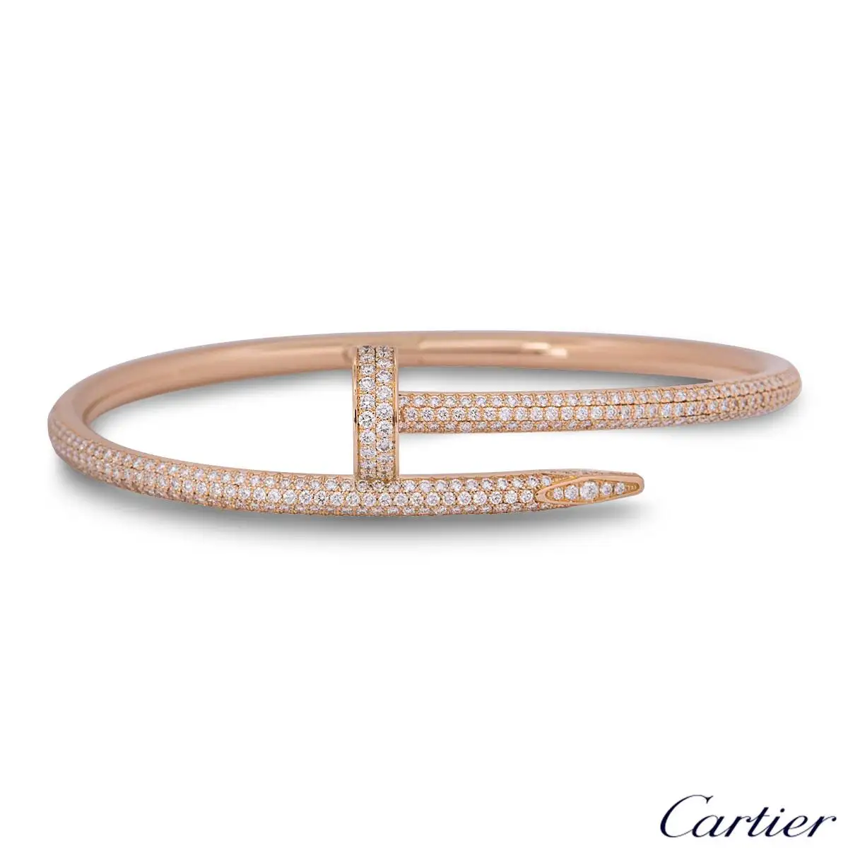 Cartier-Rose-Gold-Full-Pave-Diamond-Juste-Un-Clou-Bracelet-N6702117-4.webp