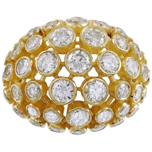 Cartier Rue D e La Paix Diamond Bombe Ring