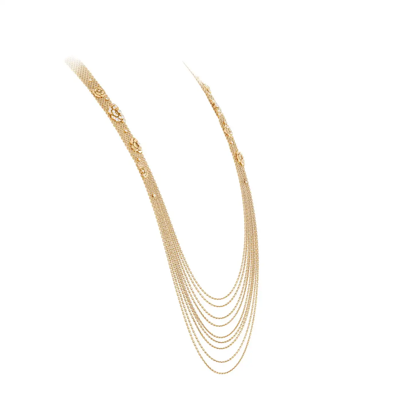 Chanel-Gold-and-Diamond-Camellia-Multi-Strand-Flapper-Necklace-6.webp