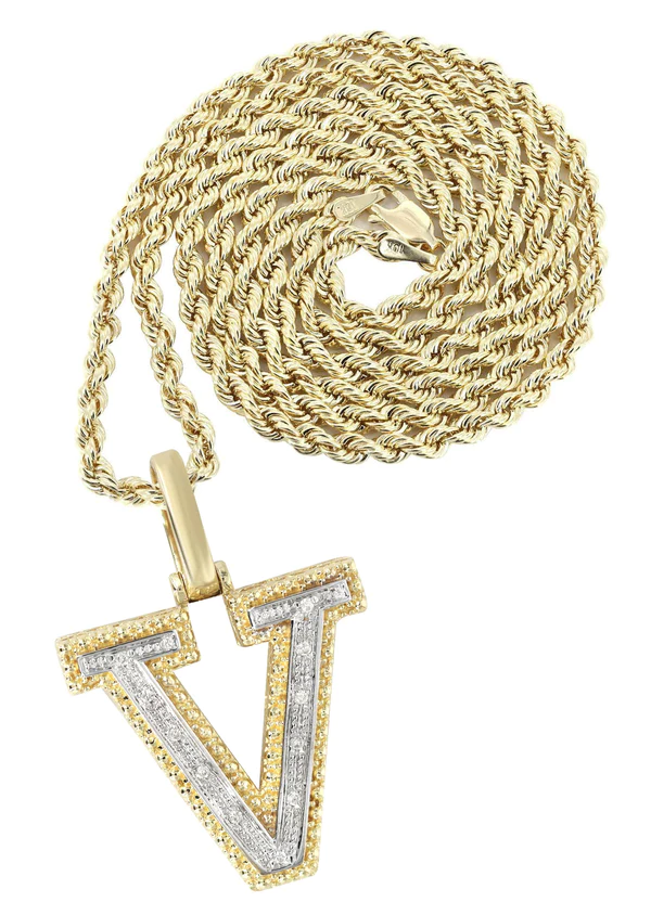 Diamond-10K-Yellow-Gold-Letter-V-Necklace-1.webp
