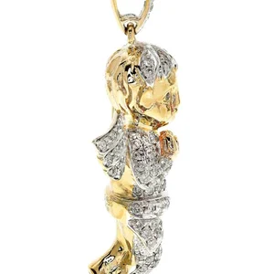 Diamond Angel Pendant | 9.75 Grams | 1.88 Carats