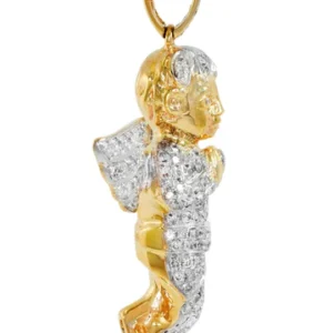 Diamond Angel Pendant | 16.03 Grams | 2.85 Carats