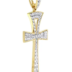 Diamond Ankh Pendant | 1.07 Carats | 2.36 Grams