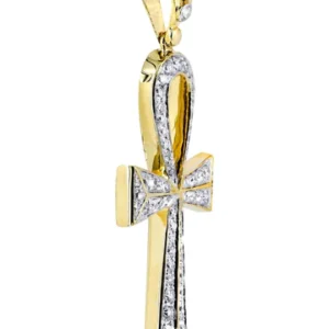 Diamond Ankh Pendant | 1.31 Carats | 9 Grams