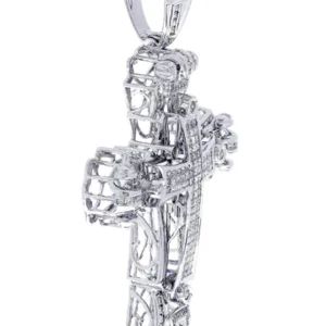 Diamond Cross Pendant| 4.3 Carats| 31.55 Grams