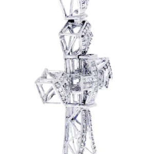 Diamond Cross Pendant| 1.78 Carats| 13.13 Grams