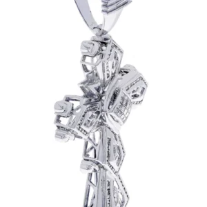 Diamond Cross Pendant| 1.78 Carats| 33.09 Grams