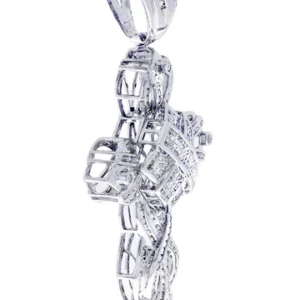 Diamond Cross Pendant| 3.26 Carats| 23.84 Grams