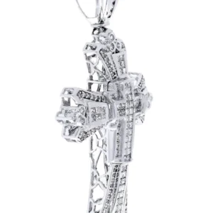 Diamond Cross Pendant| 3.27 Carats| 15.41 Grams