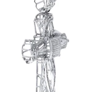 Diamond Cross Pendant| 2.63 Carats| 24.62 Grams