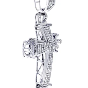 Diamond Cross Pendant| 2.01 Carats| 17.84 Grams