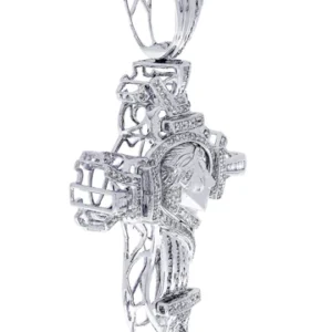 Diamond Cross Pendant| 2.7 Carats| 23.4 Grams