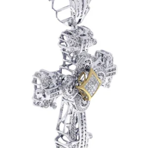 Diamond Cross Pendant| 2.07 Carats| 23.5 Grams