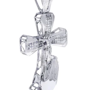 Diamond Cross Pendant| 3.6 Carats| 33.37 Grams