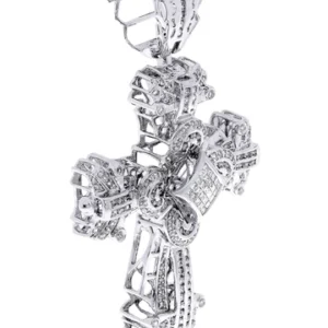 Diamond Cross Pendant| 2.08 Carats| 22.92 Grams