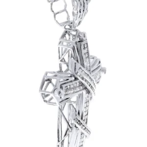 Diamond Cross Pendant| 3.65 Carats| 19.83 Grams