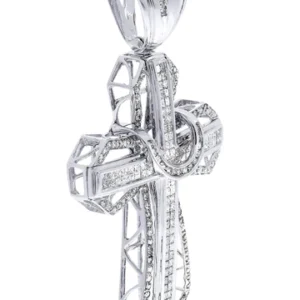 Diamond Cross Pendant| 4 Carats| 21.51 Grams