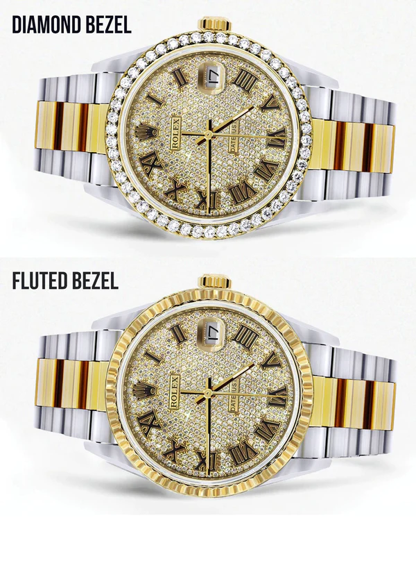 Diamond-Gold-Rolex-Watch-For-Men-16233-36MM-Full-Diamond-Roman-Dial-Oyster-Band-2.webp