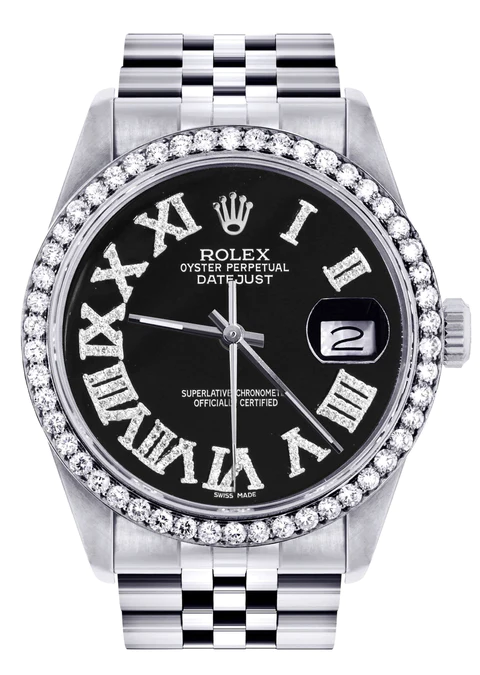 Diamond-Mens-Rolex-Datejust-Watch-16200-36Mm-Black-Roman-Numeral-Dial-Jubilee-Band-1.webp