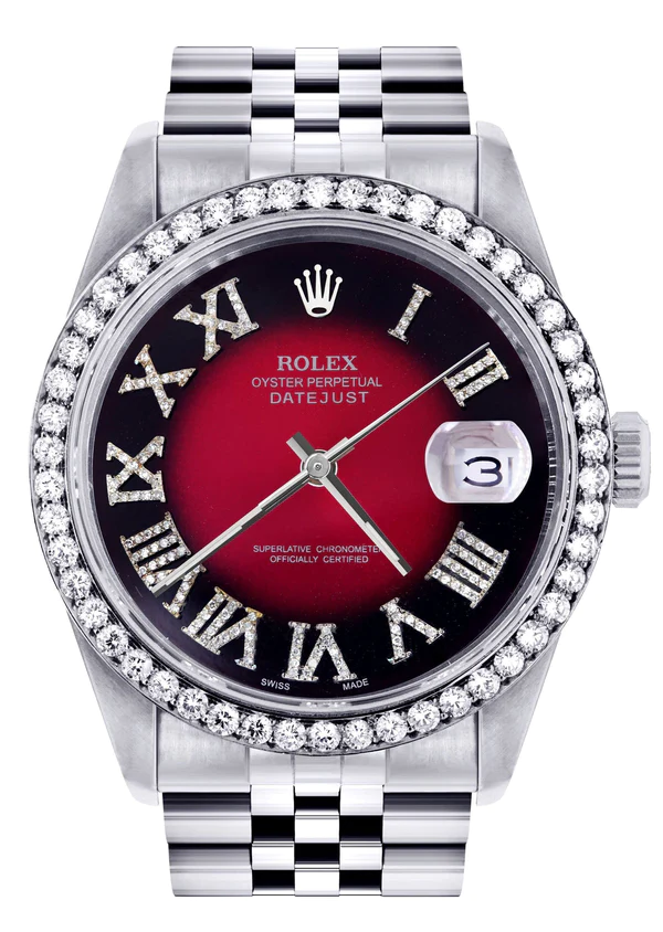 Diamond-Mens-Rolex-Datejust-Watch-16200-36Mm-Diamond-Red-Roman-Numeral-Dial-Jubilee-Band-1.webp