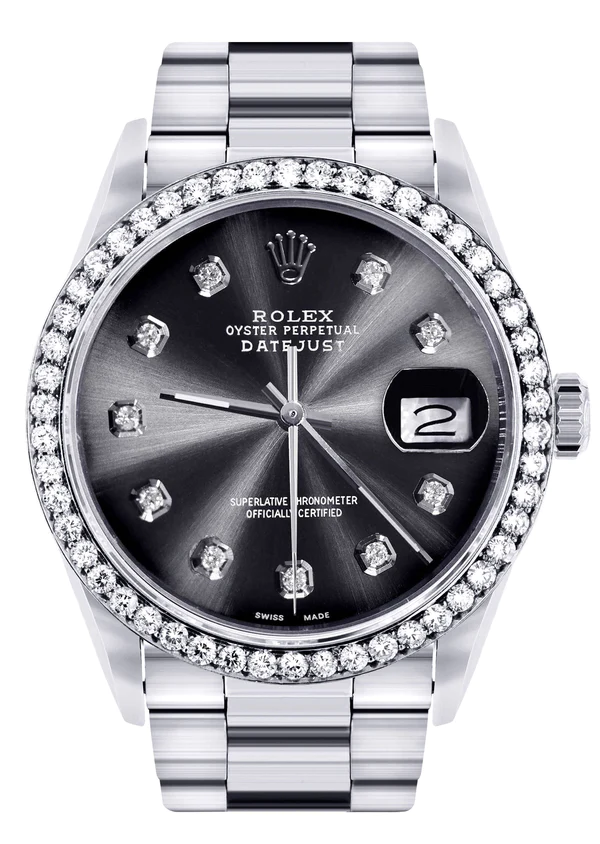 Diamond-Mens-Rolex-Datejust-Watch-16200-36Mm-Graphite-Diamond-Dial-Oyster-Band-1.webp