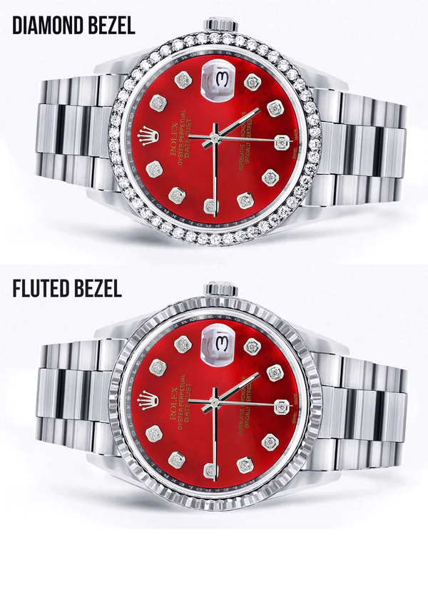 Diamond-Mens-Rolex-Datejust-Watch-16200-36Mm-Red-Diamond-Dial-Oyster-Band-2.webp