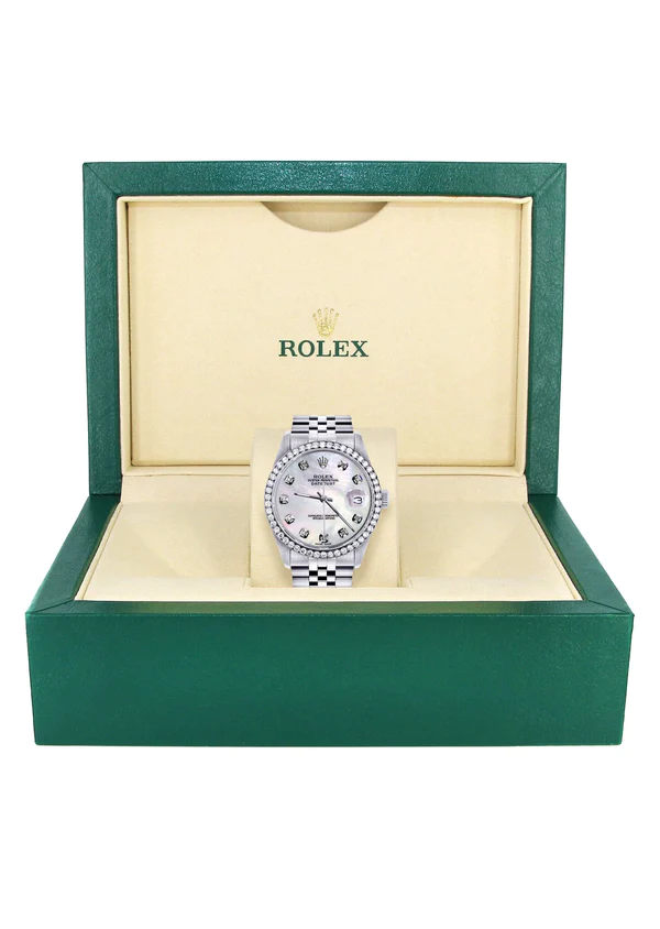 Diamond-Mens-Rolex-Datejust-Watch-16200-36Mm-White-Mother-Of-Pearl-Dial-Jubilee-Band-7.webp