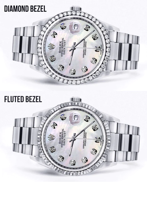 Diamond-Mens-Rolex-Datejust-Watch-16200-36Mm-White-Mother-Of-Pearl-Dial-Oyster-Band-2.webp