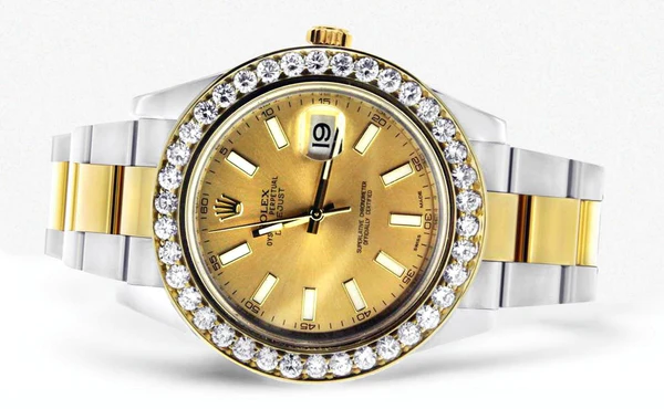 Diamond-Rolex-Datejust-2-18K-Yellow-Gold-Stainless-Steel-Champagne-Stick-Dial-41-Mm-2.webp