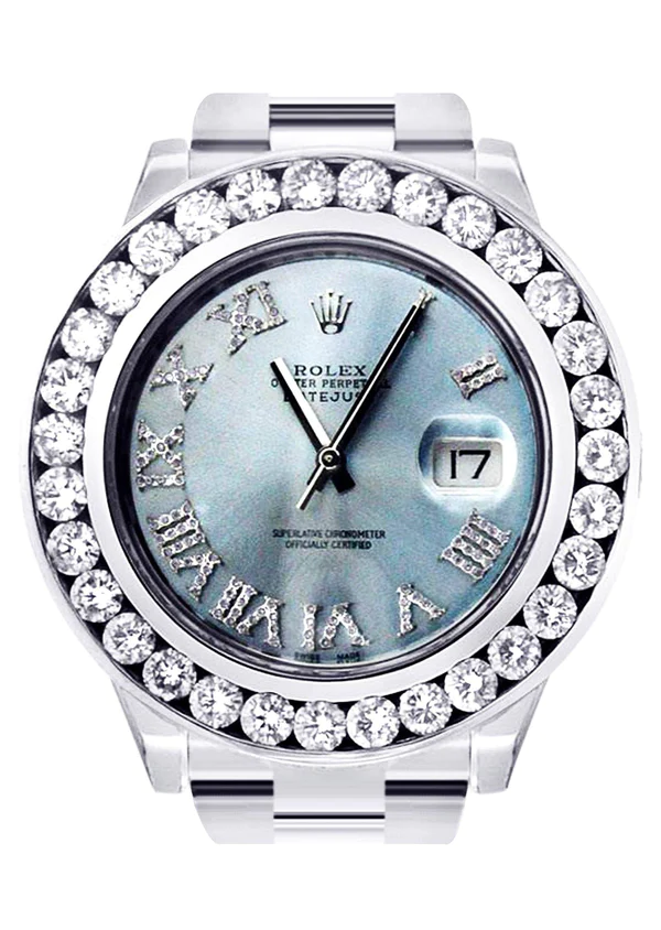 Diamond-Rolex-Datejust-2-Stainless-Steel-Custom-Blue-Diamond-Roman-Numeral-Dial-41-MM-1.webp