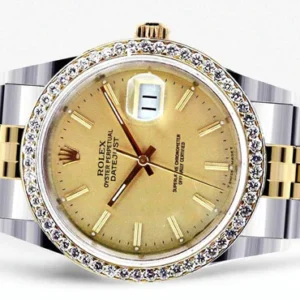 Diamond Rolex Datejust | Stainless Steel