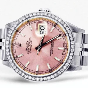 Diamond Rolex Datejust | Stainless Steel | 36 Mm