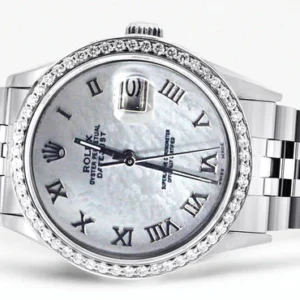 Diamond Rolex Datejust | Stainless Steel | 36 Mm