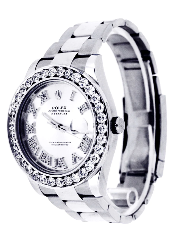 Diamond-Rolex-Datejust-Stainless-Steel-Diamond-Silver-Roman-Numeral-Dial-36-MM-3.webp