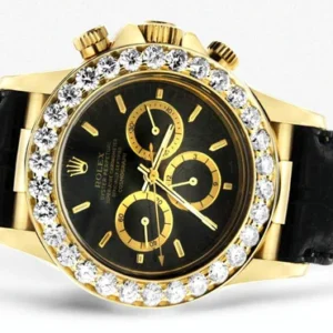 Diamond Rolex Daytona | 18K Yellow Gold | 40 Mm