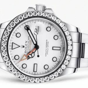 Diamond Rolex Explorer 2 | Stainless Steel | 42 Mm