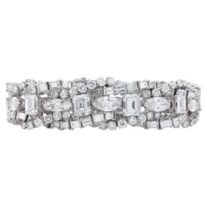 French Diamond Bracelet 55.00 Carat