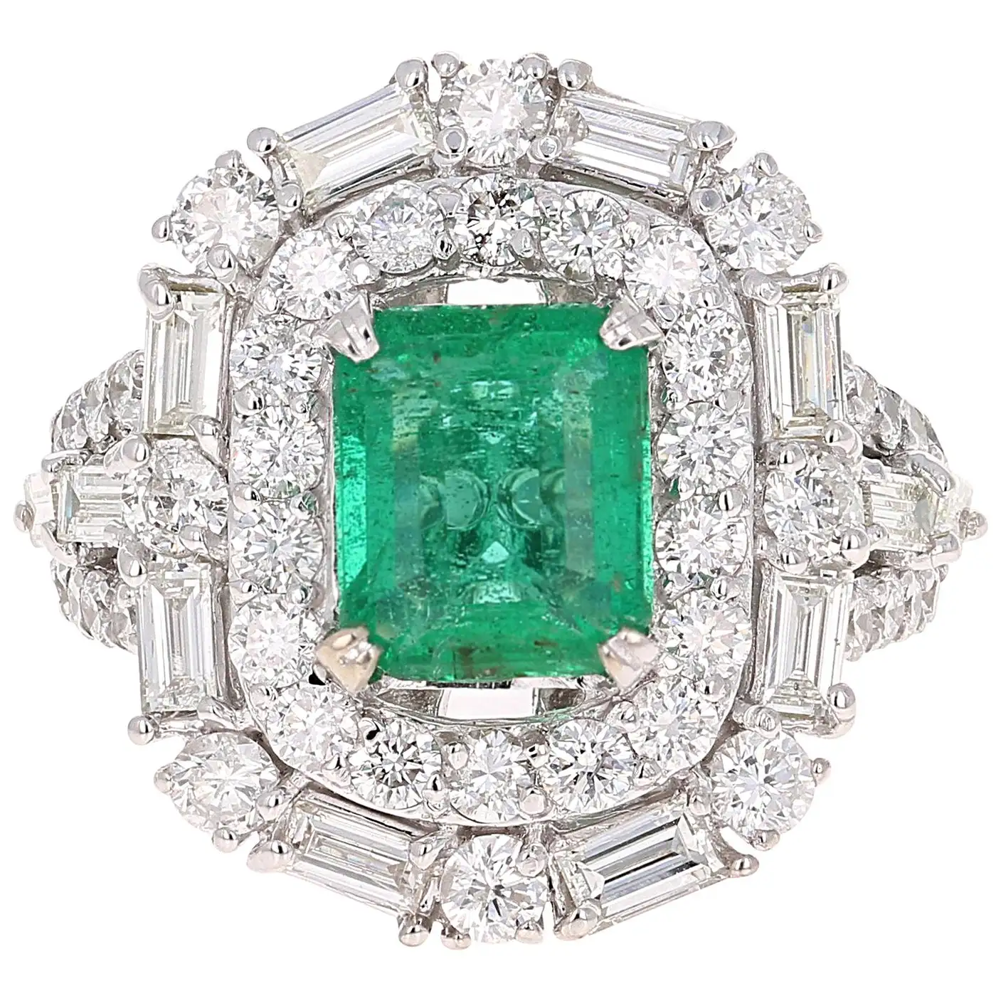 GIA-Certified-Emerald-Diamond-18K-White-Gold-Art-Deco-Inspired-Cocktail-Ring-1.webp
