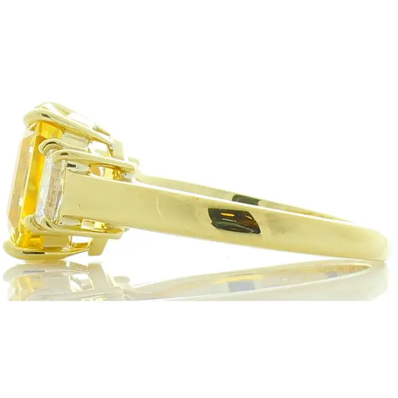 GII-Certified-5.05-Carat-Asscher-Cut-Yellow-Sapphire-and-Cadillac-Diamond-Ring-4.webp
