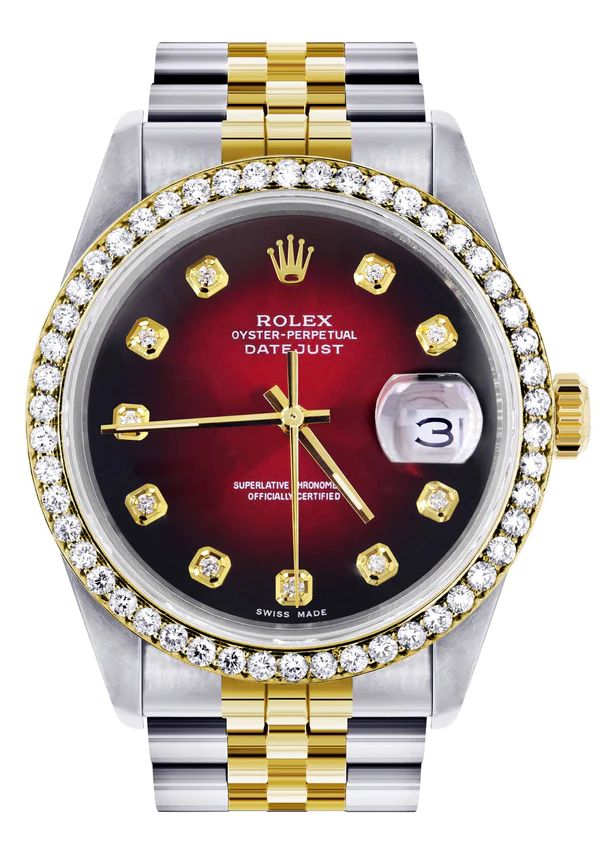 Gold-Rolex-Datejust-Watch-16233-for-Men-36Mm-Red-Dial-Jubilee-Band-1.webp