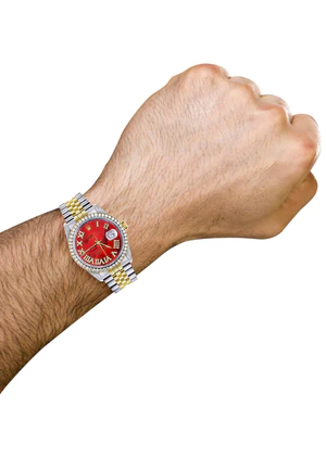 Gold-Steel-Rolex-Datejust-Watch-16233-for-Men-36Mm-Diamond-Red-Roman-Dial-Jubilee-Band-6.webp