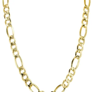 Buy Mens Hollow Figaro 10K Gold Chain