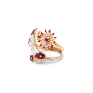 Gucci Flora Butterfly Rose Gold Ring