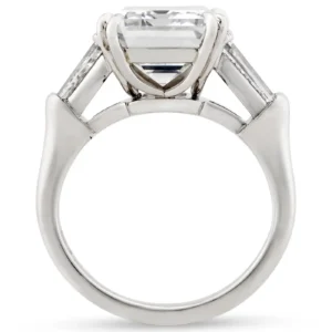 Harry Winston Golconda Diamond Ring 5.56 Carat Emerald-Cut