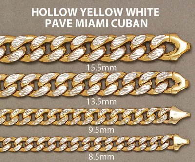 Hollow-Mens-Diamond-Cut-Miami-Cuban-Link-Bracelet-10K-Gold24.webp
