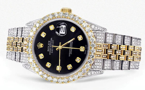 Iced-Out-Rolex-Datejust-36-MM-Two-Tone-10-Carats-of-Diamonds-Black-Diamond-Dial-2.webp