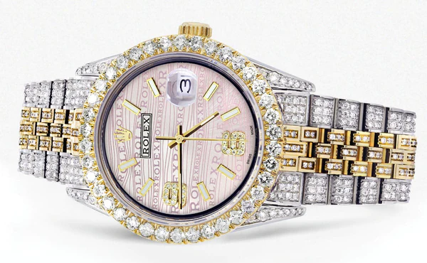 Iced-Out-Rolex-Datejust-36-MM-Two-Tone-10-Carats-of-Diamonds-Pink-Diamond-Dial-2-2.webp
